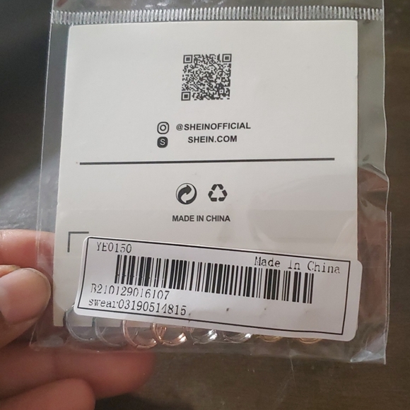 Mini Hoop Earrings - Picture 2 of 2